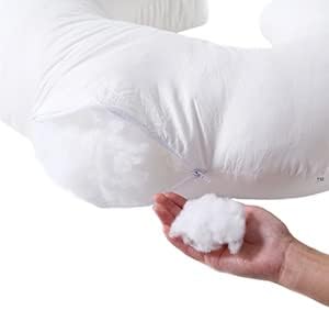 KLWJFK Nursing Pillow and Positioner, Breastfeeding, Bottle Feeding, Baby Sitting Support with Removable Ultra Soft Minky Cover, Tummy Time Support for Baby Boys and Girls (Flower)