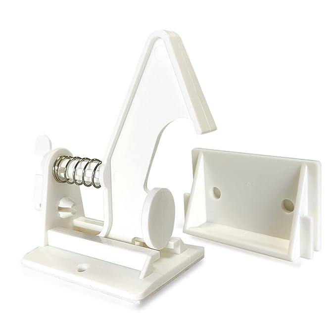 Vmaisi 20 Pack Cabinet Locks Child Safety Latches - Baby Proofing Cabinets Drawers Lock - Upgraded Stronger Adhesive Easy Installation - No Drilling