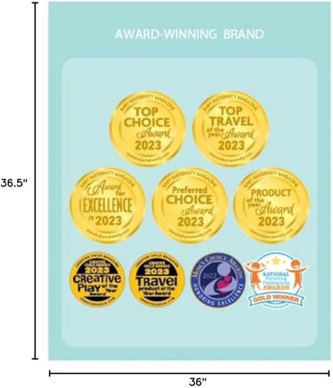 Regalo Extra Tall Baby Safety Gate for Doorways & Bottom of Stairs, Pressure Mount Design for Babies, Toddlers & Pets, Tested & Safe for 30 Years, American Designed, Family Owned, Black