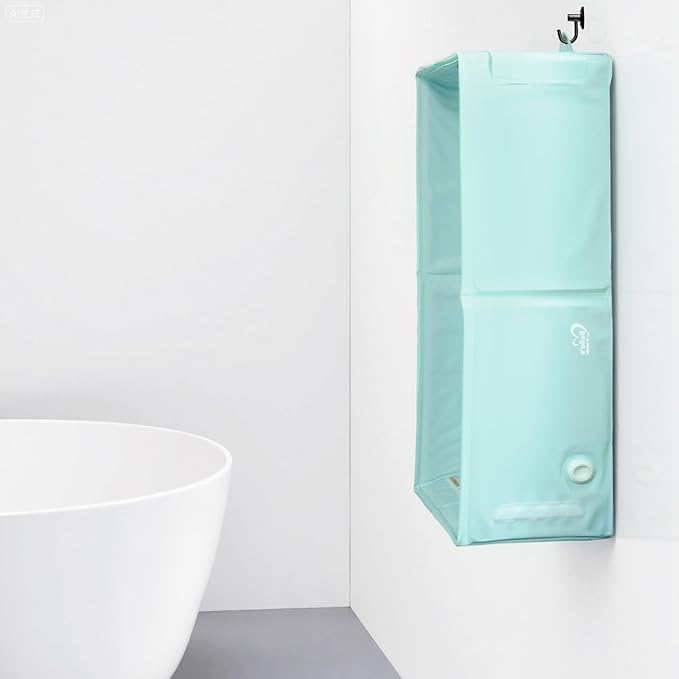 Bella’s Friends Baby Collapsible Bathtub, Travel Bath Tub for Baby, Foldable and Portable, Easy Storage, Reinforced Structure, Lightweight, Travel Essentials for 6M-3Y Infant Toddler, Green