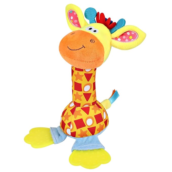 Baby Rattles Toys for 0-6-12 Months, Infant Toys for Boys and Girls 0-3-6-12 Months, Newborn Sensory Learning Toy for Shower Gifts