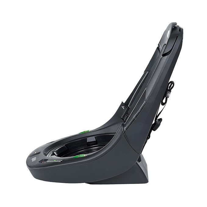Chicco Fit360 Rotating Convertible Car Seat Base, Additional Base for The Fit360 Rotating Convertible Car Seat, LeverLock Installation | Anthracite/Grey
