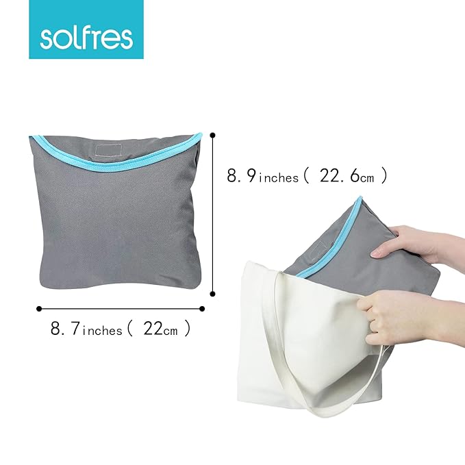 Dual-Belt Baby High Chair Cover, Upgrade Version, for Wooden or Restaurant High Chair, Sturdy and Robust Material, Waterproof Washable Stain and Slip Resistant, Gray