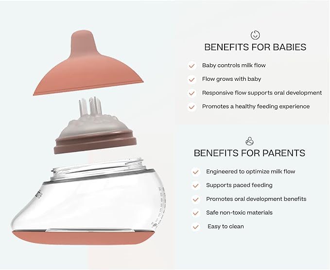 Emulait Responsive Flow Valve 2-Pack - Baby Bottle Accessory