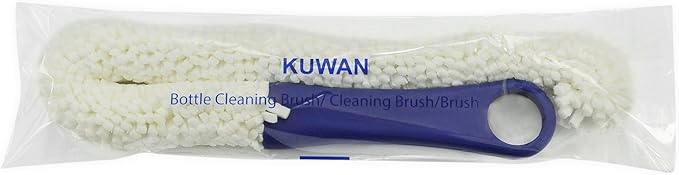 KUWAN Bottle Cleaning Brush Multi-Function Household Tools Flexible Bottle Scourer for Some Decanters, Goblets, Glasses, Cups (Long)