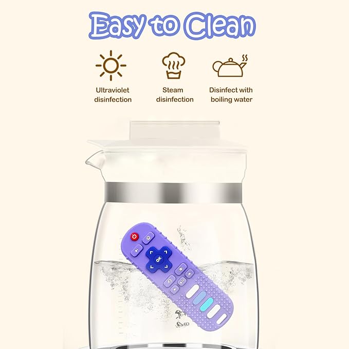 3Pcs Silicone Teething Toys, Remote Control Shape Teethers for Babies Remote Teething Toys, Silicone TV Remote Teether BPA Free/Dishwasher/Refrigerator Safe