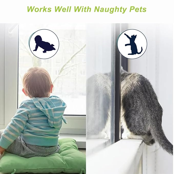 Matenf Child Proof Cabinet Locks (4 Packs), Baby Toddlers Locks for Drawers, Refrigerator Safety Latches for Kids Pets, Durable Safe ABS Material Strong Adhesive, No Drill Tool Needed Easy to Use