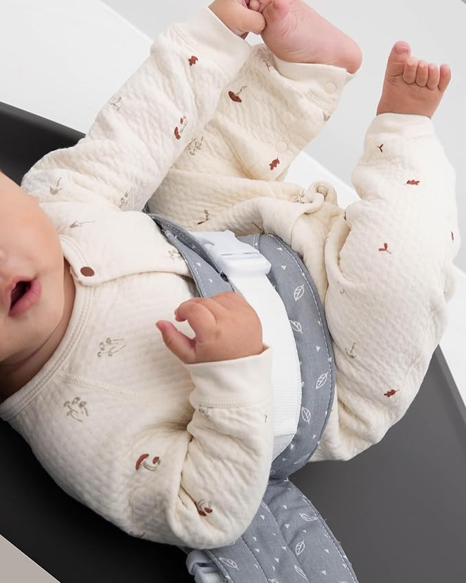 Changing Pad Strap – Soft, Adjustable & Secure Anti-Escape for Infants 0-24 Months. Universal Fit for Changing Pads & Changing Tables, Easy-Clean Fabric. Comfortable & Portable (Grey)