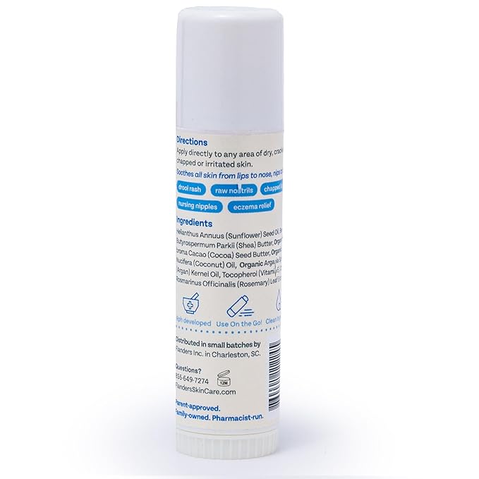 Flanders Skin Relief Bundle – 2 Tubes of Buttocks Ointment and 1 Stick of Healing Balm, Pharmacist Developed, All-Natural, Safe for Sensitive Skin, Made in USA