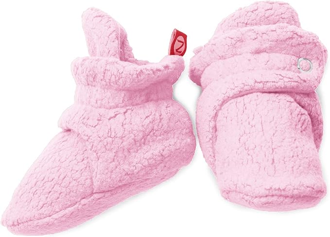 Zutano unisex-baby Cozie Fleece Baby Booties With Grippers