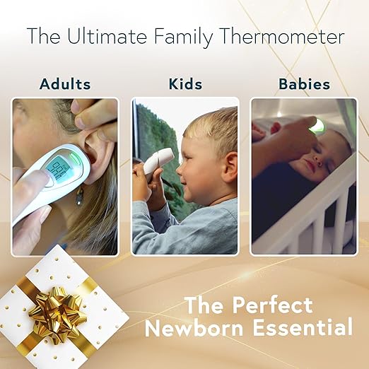 iProvèn Pro Series | Ear Thermometer with Non-Touch Forehead Function | Superior Accuracy for Adults, Kids, Babies | Premium Digital Thermometer for Adults and All Ages