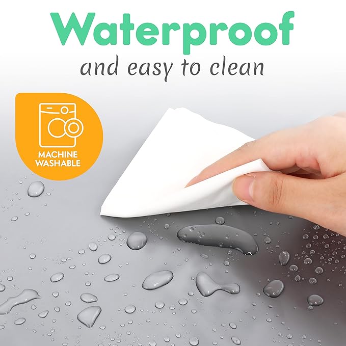 Kopi Baby Portable Diaper Changing Pad - Baby Diaper Changer Travel Bag with Wipes Pocket, Smart Design Portable Changing Mat, Infant Travel Station Kit, Gift for Newborn Girl & Boy - Grey, Premium