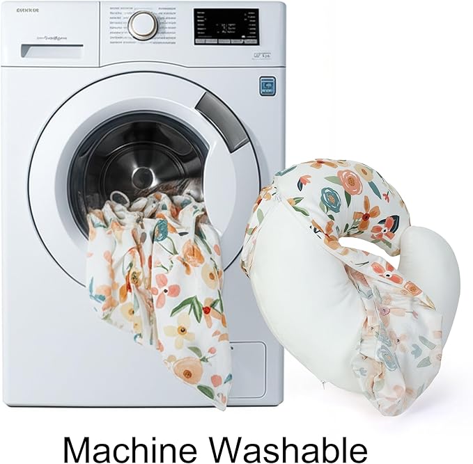 DUOSHIDA Nursing Pillow Cover,Breastfeeding Pillow Covers for Mom, Easy Clean Cover, ONLY Cover Without Pillow (Dinosaur Cover)