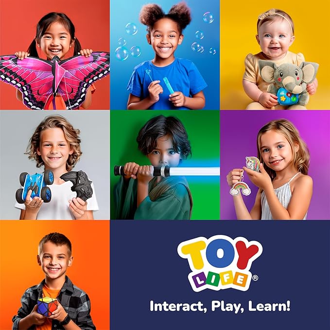 TOY Life Wooden Toys Cars, Montessori Baby Toys 6-12 Months, Wooden Baby Toys Rattle Cars for Toddlers 1-3, Baby Boy Nursery Decor, Montessori Toys for 1 Year Old Boy (Animal Set)