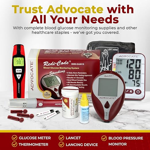 Advocate Non Contact Touchless Speaking Thermometer for Adults, Kids & Babies – Digital Infrared Thermometer – Clinical Results-Speaks English and Spanish