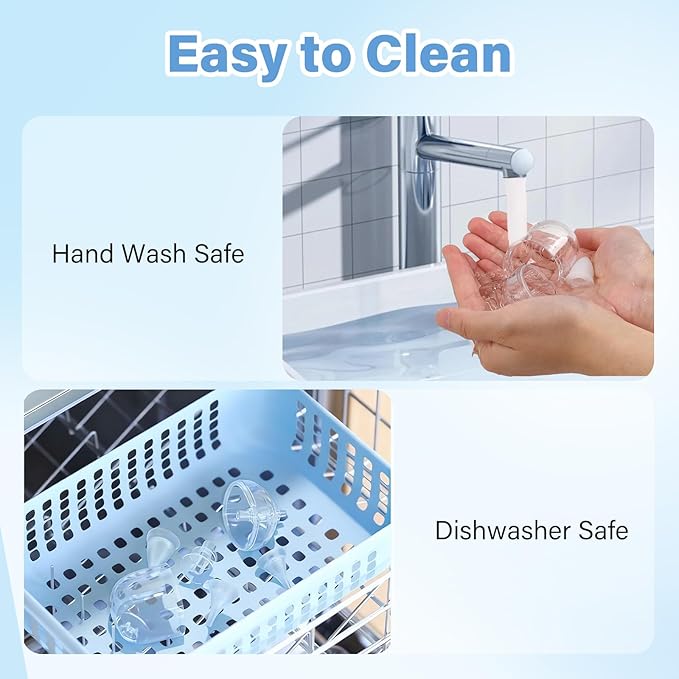 Nasal Aspirator for Baby, Nose Sucker with 9 Suction Levels, Electric Snot Sucker, 3 Levels Night Light & Nursery Rhyme Soothing Function, Food-Grade Silicone Tips