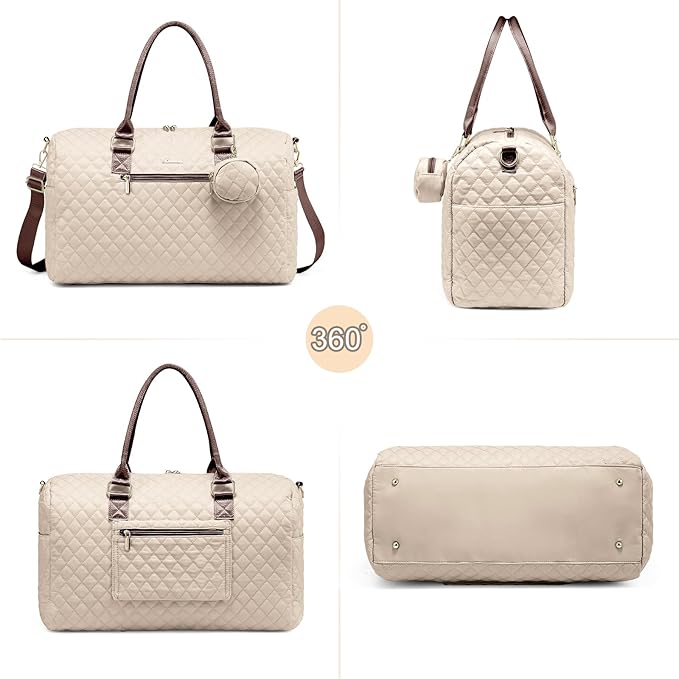 LOVEVOOK Diaper Bag Tote with Pacifier Case and Changing Pad, Large Capacity Mommy Bag for Hospital and Weekender Travel, Functional Baby Bags Newborn Baby Essential