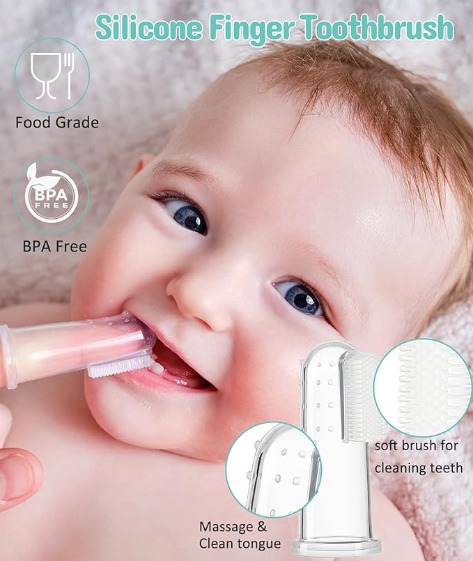 Baby Healthcare and Grooming Kit, Electric Safety Nail Trimmer Baby Nursery Kit, Newborn Care Kits with Hair Brush Comb for Newborn Infant Toddlers Baby Boys Girls Kids, Baby Shower Gifts (White)