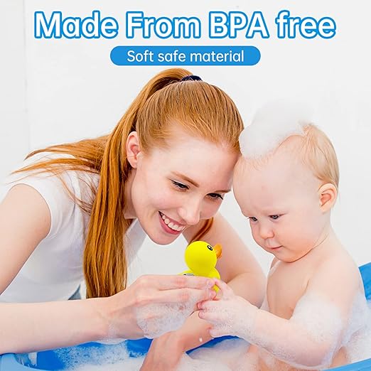 B&H Duck Baby Bath Thermometer, Digtal Newborn Tub Thermometer for Accurately Measuring Baby's Water Temperature, BPA Free, Toddlers Safety Floating Toy