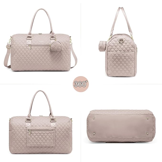 LOVEVOOK Diaper Bag Tote with Pacifier Case and Changing Pad, Large Capacity Mommy Bag for Hospital and Weekender Travel, Functional Baby Bag Newborn Baby Essential