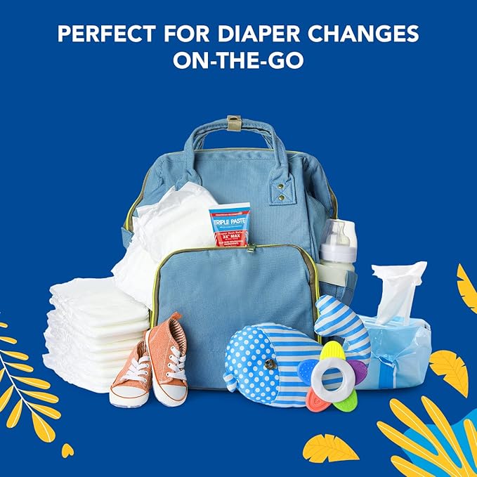 Triple Paste 3X Max Diaper Rash Ointment for Baby, Maximum Strength with 40% Zinc Oxide Ointment for Serious Diaper Rash, 2 oz Tube