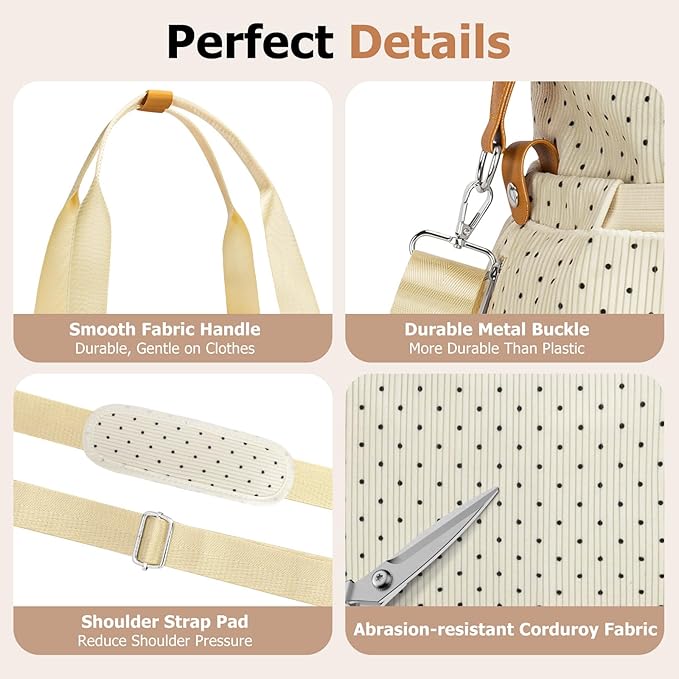 Diaper Bag Tote, Baby Diaper Tote Bags Crossbody Hospital Bag Travel Large Mommy Bag, with Silicone Pacifier Case