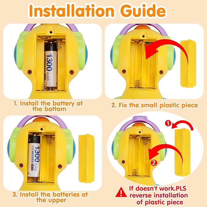 Tsomtto Baby Musical Light Up Duck Toy, Baby Toys 0-3-6-9-12 Months Dancing Crawling Tummy Time Toys, Newborn Infant Learning Toy Gifts for 0 3 4 5 6 7 8 Month Old Baby Boys Girls