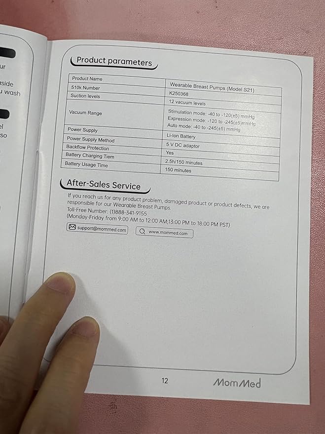MomMed Wearable Breast Pump (Model S21) – Double Electric Hands-Free Breast Pump, Leak-Proof Design, 3 Modes (Stimulation, Expression, Auto) & 12 Vacuum Levels, Portable and Quiet, Green, 2 Pack