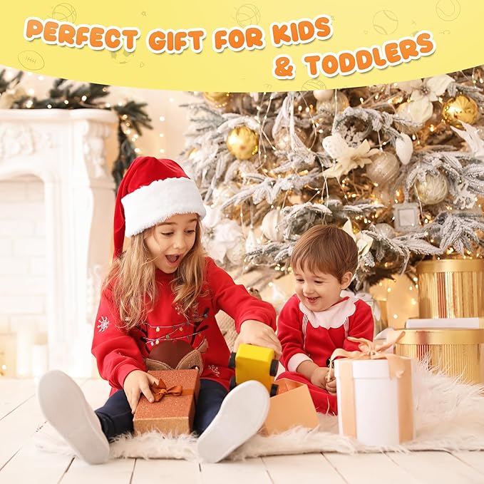 Balls for Toddlers Babies, Soft Baby Toys, 6 Pack 3.5" Foam Balls Kids Sports Set, Small Soccer Basketball Baseball Football Volleyball Tennis, Indoor Outdoor Toys Games Gifts for Boys Girls