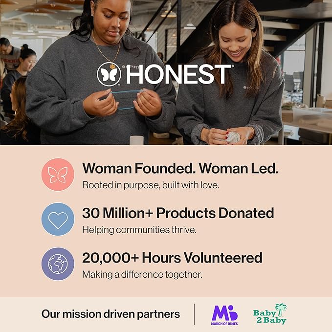 The Honest Company Hypoallergenic Multi-Use Baby Wipes for Sensitive Skin Baby Pattern Play 576 Count