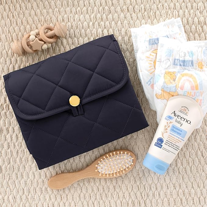 Portable Diaper Changing Pad - Soft and Easy to Clean Diaper Changing Mat for Babies - The Perfect Lightweight and Foldable Pad for Traveling