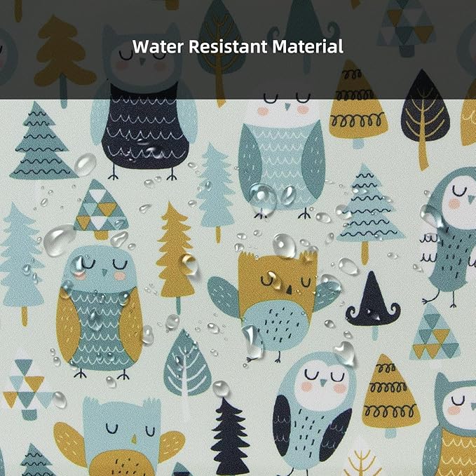 Diaper Bag Tote Satchel Waterproof Messenger Baby Diaper Bags for Mom and Dad Multifunction Medium Travel Tote Bags (Cute Owl)