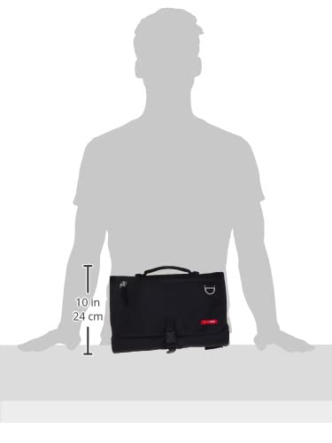 Skip Hop Pronto Signature Portable Changing Mat, Cushioned Diaper Changing Pad with Built-In Pillow