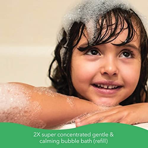 Fresh Monster Kids Bubble Bath, 2X Super Concentrated Bubble Bath for Kids, Hypoallergenic, Calming Lavender (30oz Refill Pouch)