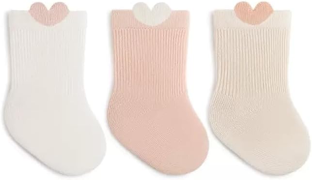 CREVENT Set for Girls -Diaper Caddy Organizer Basket with 2 Blankets, 1 Taggie, 1 Lovey, 3 Socks，1 Headband，1 Gift Bag with Ribbon - Newborn Essential Gift Set (Pink)