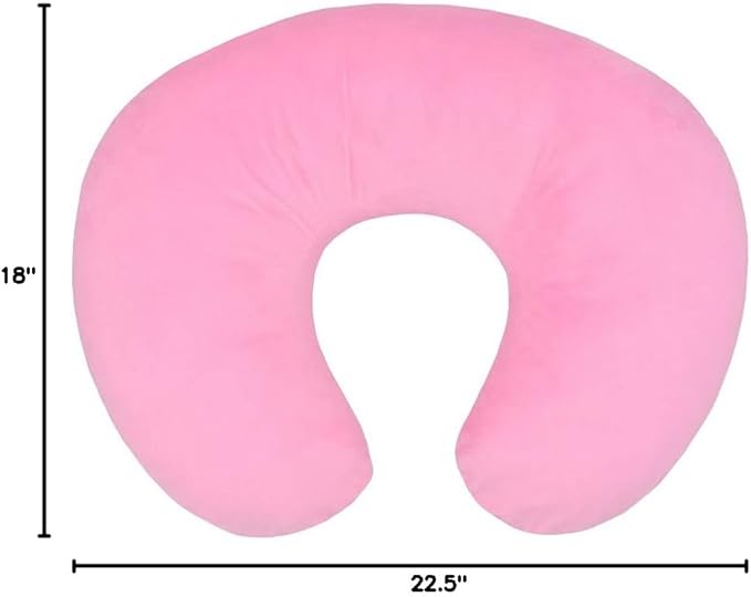 KLWJFK Nursing Pillow and Positioner, Breastfeeding, Bottle Feeding, Baby Sitting Support with Removable Ultra Soft Minky Cover, Tummy Time Support for Baby Boys and Girls