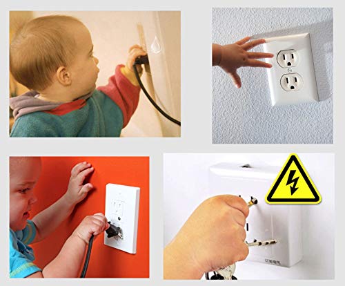 Vmaisi 62 Pieces Outlet Covers ChildProof Plug Protector - Baby Proofing Electrical Safety Outlet Plugs