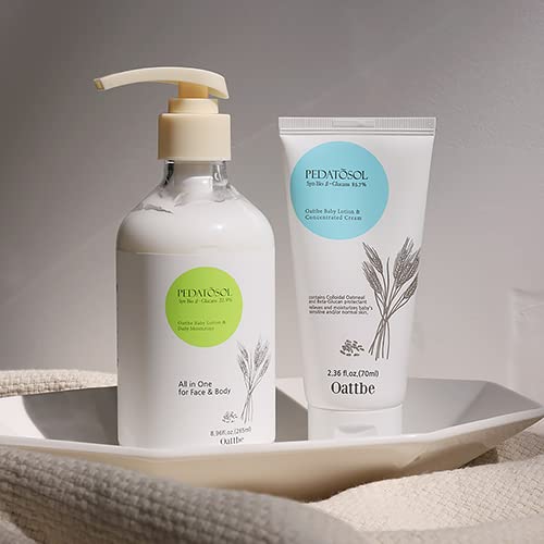 PEDATOSOL Baby Lotion - Pediatrician-Formulated Hydrating Lotion For Sensitive & Dry Skin, 2.36 Fl Oz