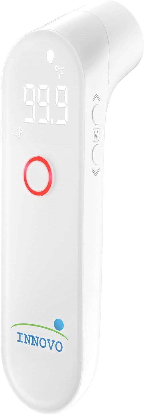 Innovo iF100B Touchless Digital Forehead Basal Thermometer, Non-Contact with Fever Alert Detection