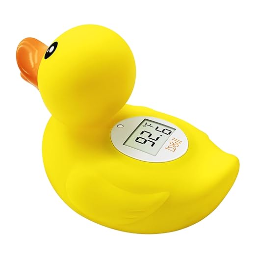 B&H Duck Baby Bath Thermometer, Digtal Newborn Tub Thermometer for Accurately Measuring Baby's Water Temperature, BPA Free, Toddlers Safety Floating Toy