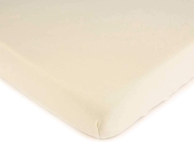 SheetWorld Fitted Pack N Play Playard Sheet Compatible with Chicco Lullaby Playard 31 x 45 inches, 100% Cotton Jersey, Hypoallergenic, Butter Soft, Organic Ivory, Made in USA