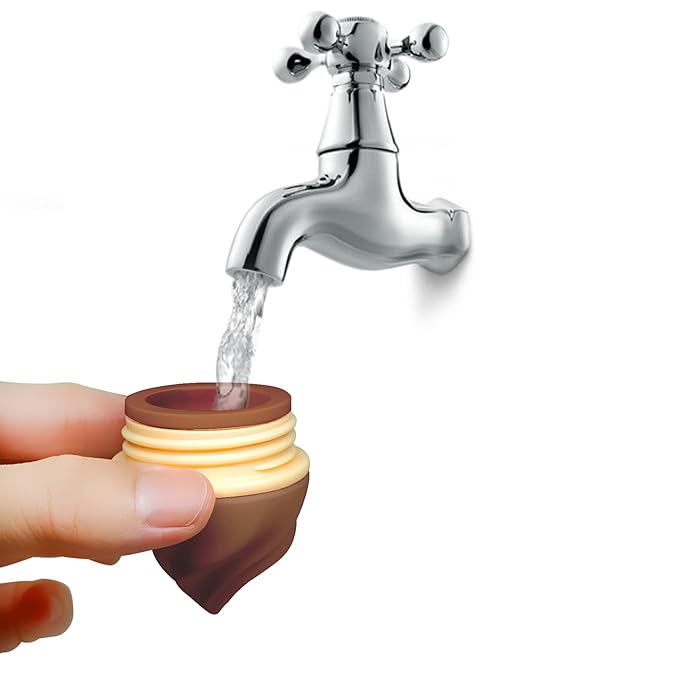 Smily Mia Baby Fruit Food Feeder & Freezer Teether Combo, ICY Bite Ice Cream Teether for Baby Cooling Relief, BPA Free Silicone Feeder for Safe Infant Self Feeding,3 Month+,Choclate Brown