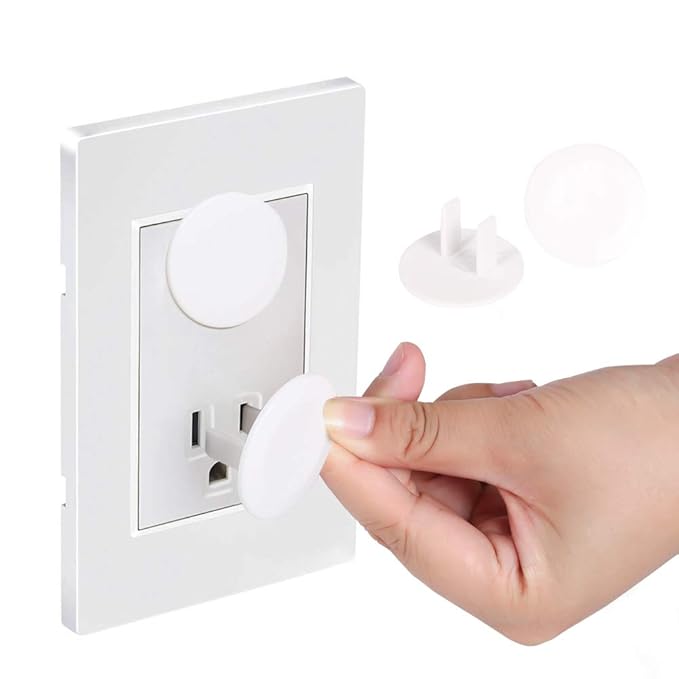 Vmaisi 38 Pack Outlet Covers ChildProof Plug Protector - Baby Proofing Electrical Safety Outlet Plugs
