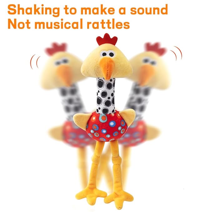 Baby Rattles for Babies 0-6 Months,Infant Developmental Hand Grip Baby Toys,Infant Girl Boy Toys for Babies 0-12 Months,Newborn Baby Sensory Learning Toys for 0-3-6-9-12 Months Birthday Gifts