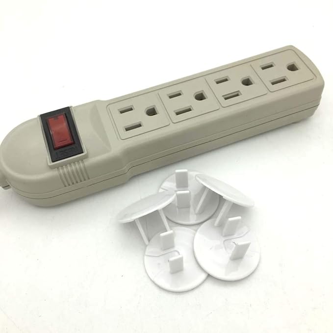 Vmaisi 62 Pieces Outlet Covers ChildProof Plug Protector - Baby Proofing Electrical Safety Outlet Plugs