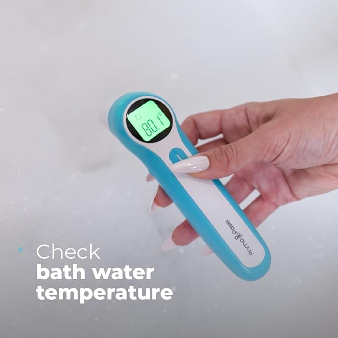 Forehead & Ear Thermometer for Mom & Baby, 1 Second Readings, Fever Alert, Automatic Switch Between oC/of