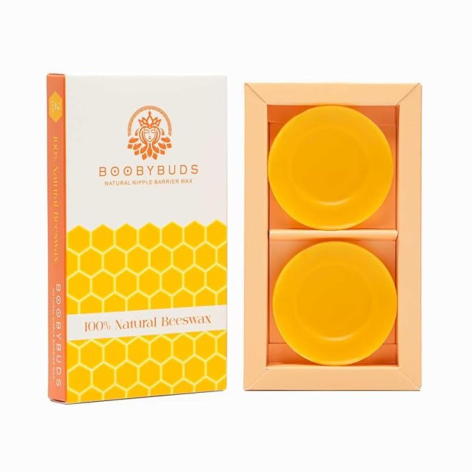 Natural Beeswax Nipple Shields – Beeswax Nursing Cups - Nipple Protectors - -Beeswax Nipple Covers for Breastfeeding - Safe for Baby and Mom