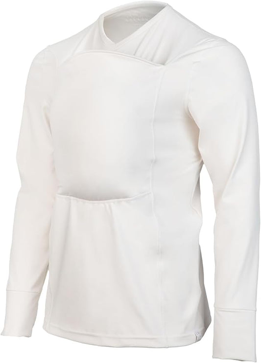 Lalabu Long-Sleeve Dad Shirt - Baby Wraps Carrier for Dad with Hand-Free Patented Pouch - Engineered for Bonding, Safety, & Comfort for Newborns Up to 15 Lbs. - CPSC Compliant