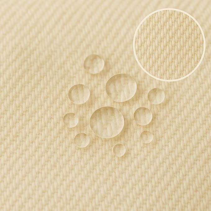 ORGANIC TEXTILES Organic Latex Crib Mattress Topper - 2" Latex for Playard (38"x26") - Breathable GOLS/GOTS Certified – Water-Resistant Organic Cotton Cover – No Polyester, Hypoallergenic, Non-Toxic