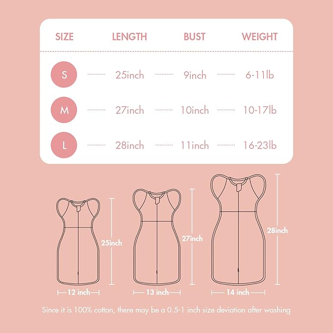 2-Pack Newborn Swaddle Sleep Sack - Arms Up Swaddle 0-3 Months, Baby Transitional Swaddles for Newborn, Cuff Removable Design, Pink Bunny Breathable Sleep Sacks with 2-Way Zipper